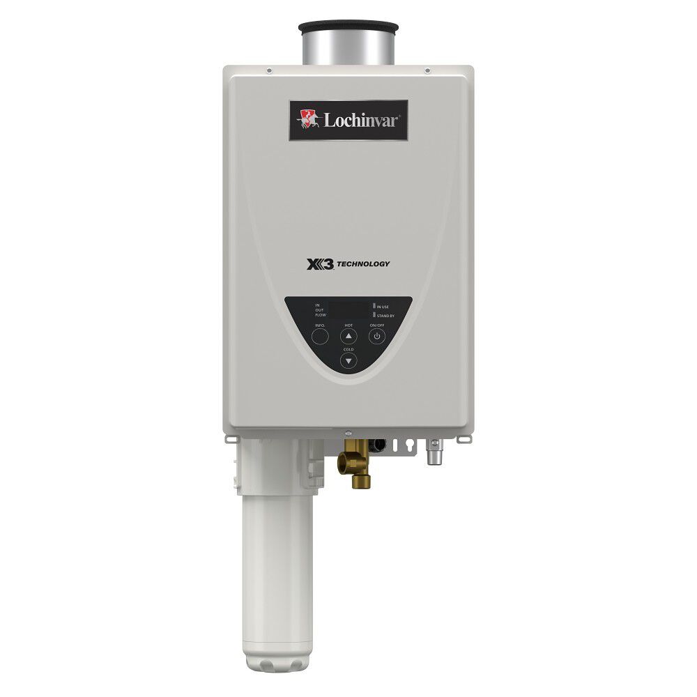 Concentric Vent Indoor 190,000 BTU Non-Condensing Natural Gas Tankless Water Heater with X3&reg; Scale Prevention Technology
