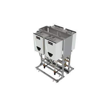 Commercial Tankless Rack System - Back-to-Back
