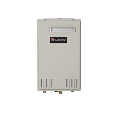 Ultra-Low NOx Outdoor 140,000 BTU Non-Condensing Natural Gas/Liquid Propane Tankless Water Heater
