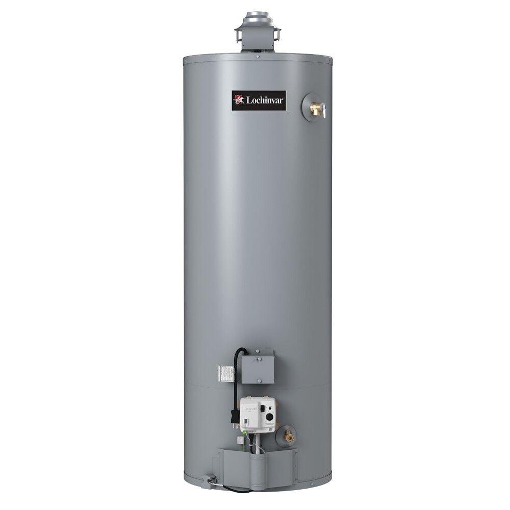 40-Gallon High Efficiency Flue Damper Short Natural Gas Water Heater