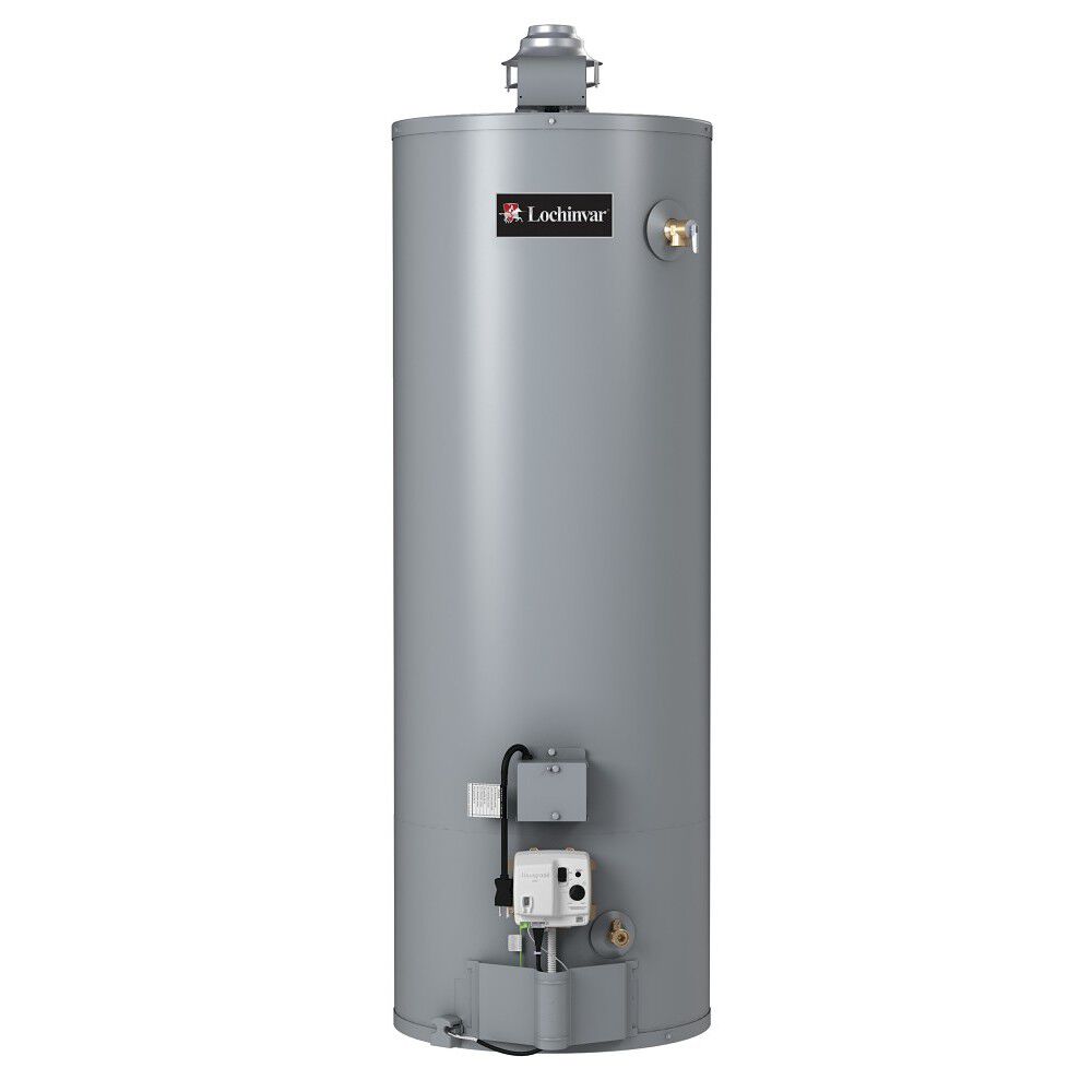 40-Gallon High Efficiency Flue Damper Tall Natural Gas Water Heater