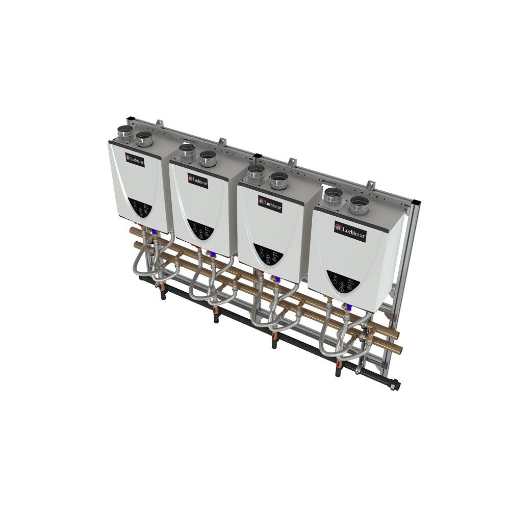 Commercial Tankless Rack System - Wall Mount