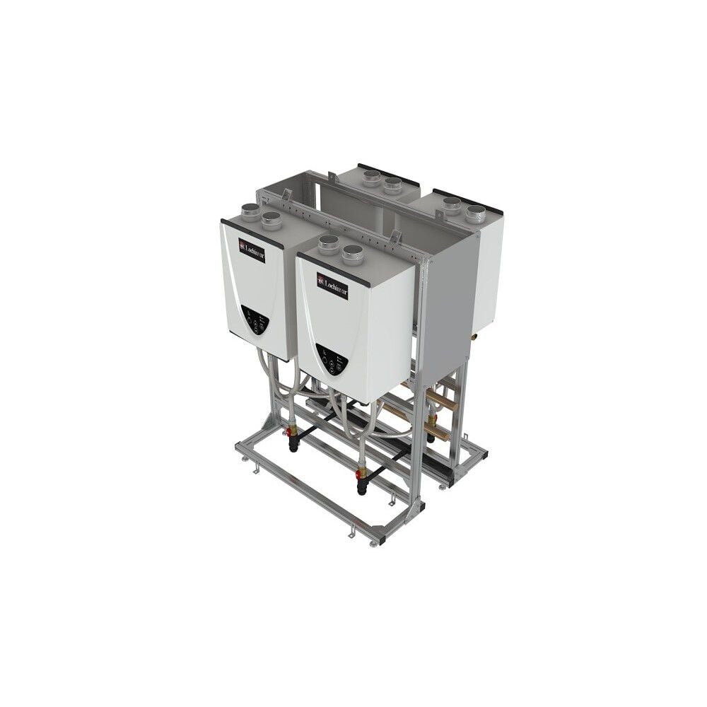 Commercial Tankless Rack System - Back-to-Back