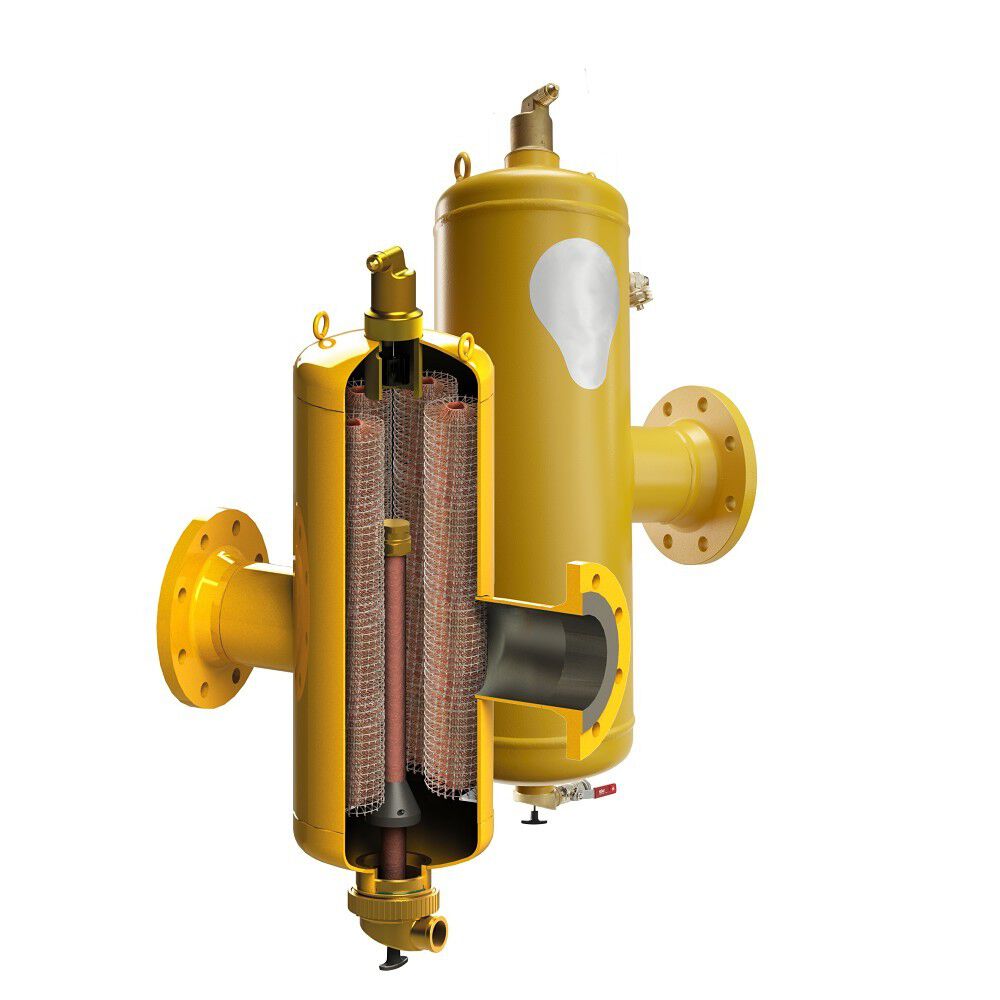 Air and Dirt Separator with Magnets