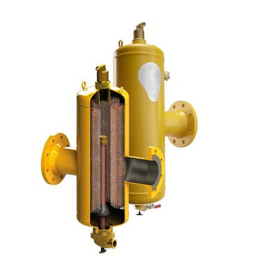 Air and Dirt Separator with Magnets