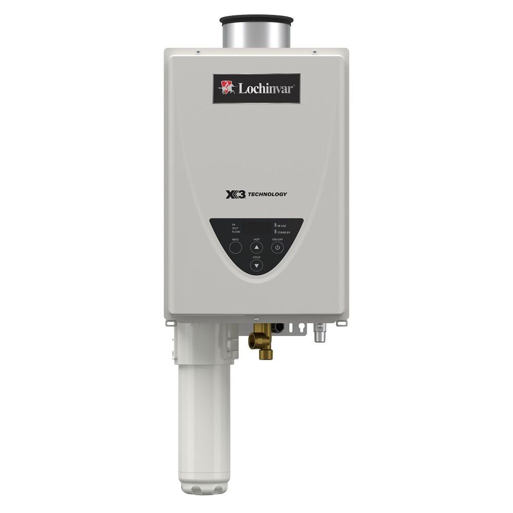 Concentric Vent Indoor 199,000 BTU Non-Condensing Natural Gas Tankless Water Heater with X3&reg; Scale Prevention Technology