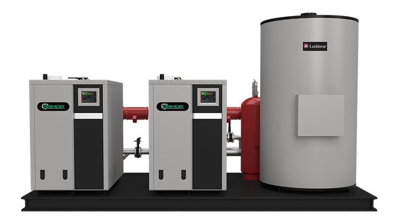 DHW Featured Package Solution Heaters and Storage Tank